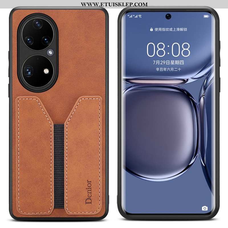 Futerały do Huawei P50 Pro Elastyczne Etui Na Karty Denior